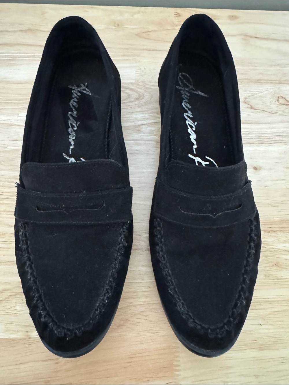 American Rag Women’s Black Suede Penny Loafers